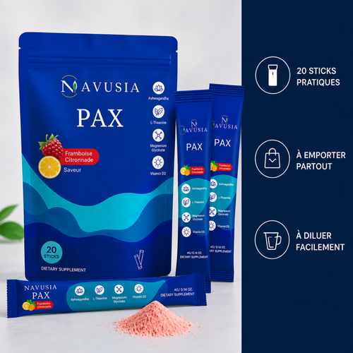 NAVUSIA PAX – Cure Équilibre | 3 mois : 2+1 offert · 60 sticks